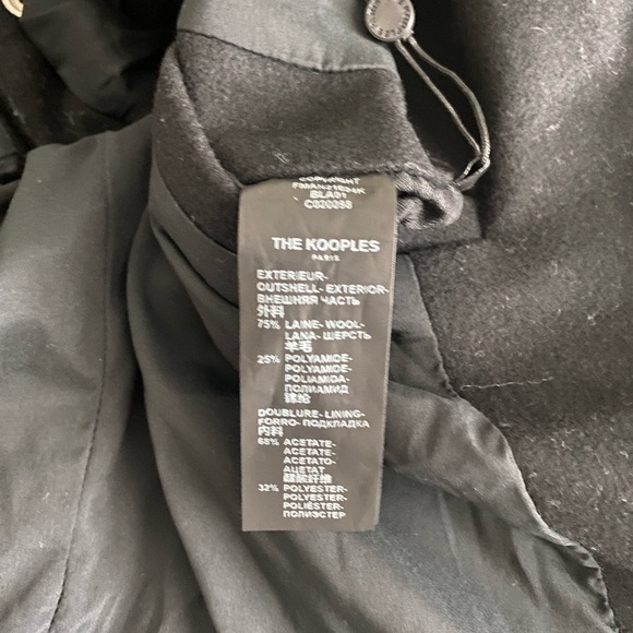 The Kooples Wool Biker Jacket - Picture 2 of 11